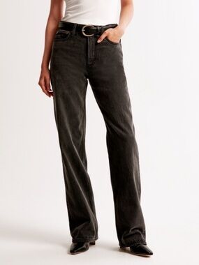 Abercrombie and fitch the loose high rise 29/8 R black wash
